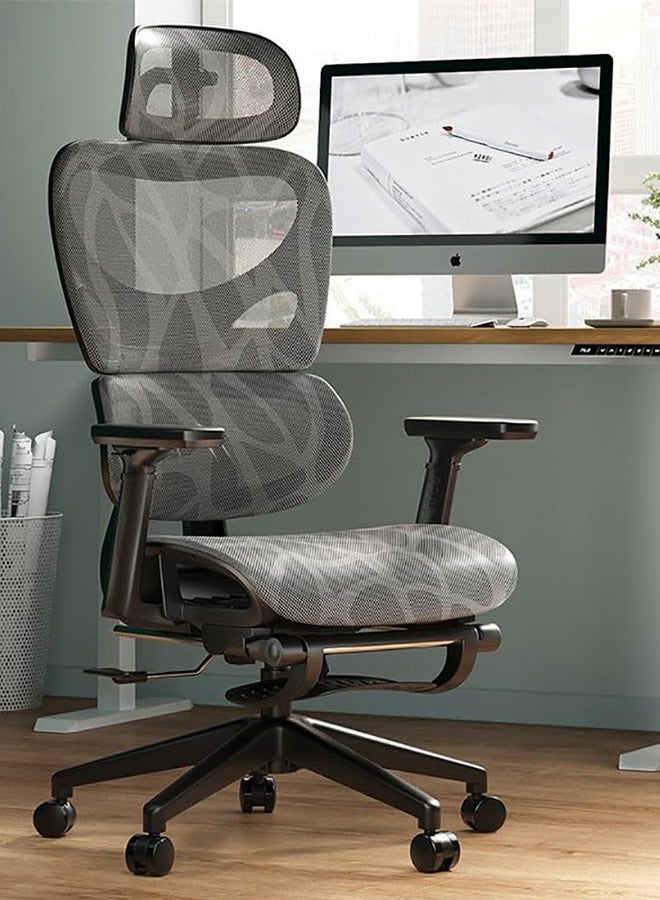 Generic Office Chair Ergonomic Desk Chair, ALL-Mesh High Back Home Office Chair Lumbar Support, Reclining Gaming Chair Adjustable Armrests Headrest, Big and Tall Swivel Computer  - Image 1