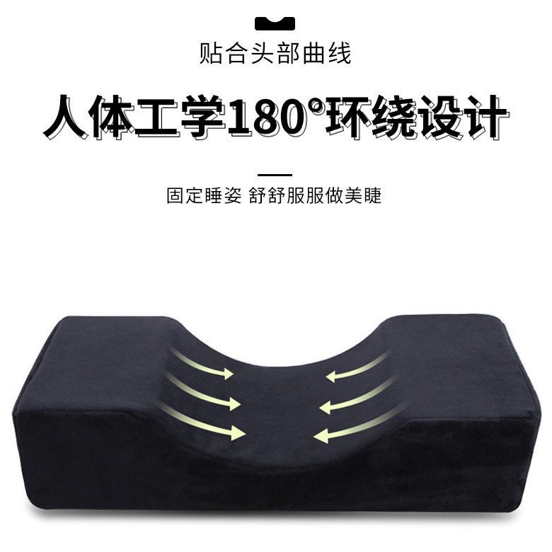 Beauty Salon Grafted Eyelash Pillow Eyelash Artist Tattoo U-Shaped Pillow Acrylic Workbench Neck Eyelash Pillow - Image 4