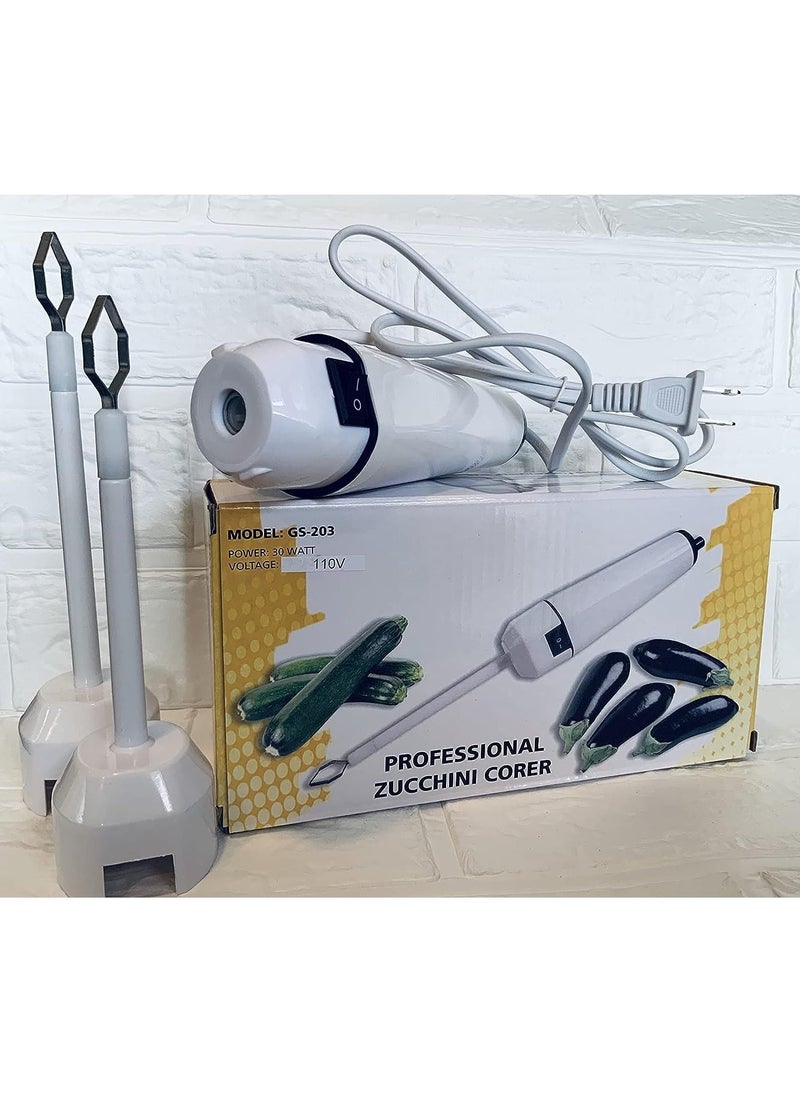 DubaiGallery Professional Electric veggie Vegetable Corer, Core Remover Tool for Zucchini, Squash, Tomato, Eggplant, Potato, Veggie Drill  - Image 1
