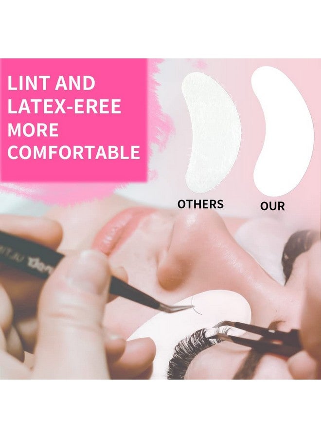 Akissos Eye Pads Eyelash Extension Supplies Akissos 100 Pcs Under Eye Patches Undereye Gel Lash Extension Supplies Lift Tint Lash Guard Professional Individual Diy Beauty Tool Hypoallergenic Lint Free - Image 3