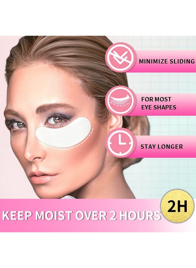Akissos Eye Pads Eyelash Extension Supplies Akissos 100 Pcs Under Eye Patches Undereye Gel Lash Extension Supplies Lift Tint Lash Guard Professional Individual Diy Beauty Tool Hypoallergenic Lint Free - Image 4