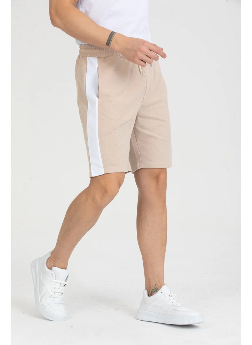 Twenty3 Men's Basic Stripe Detailed Pocket Shorts