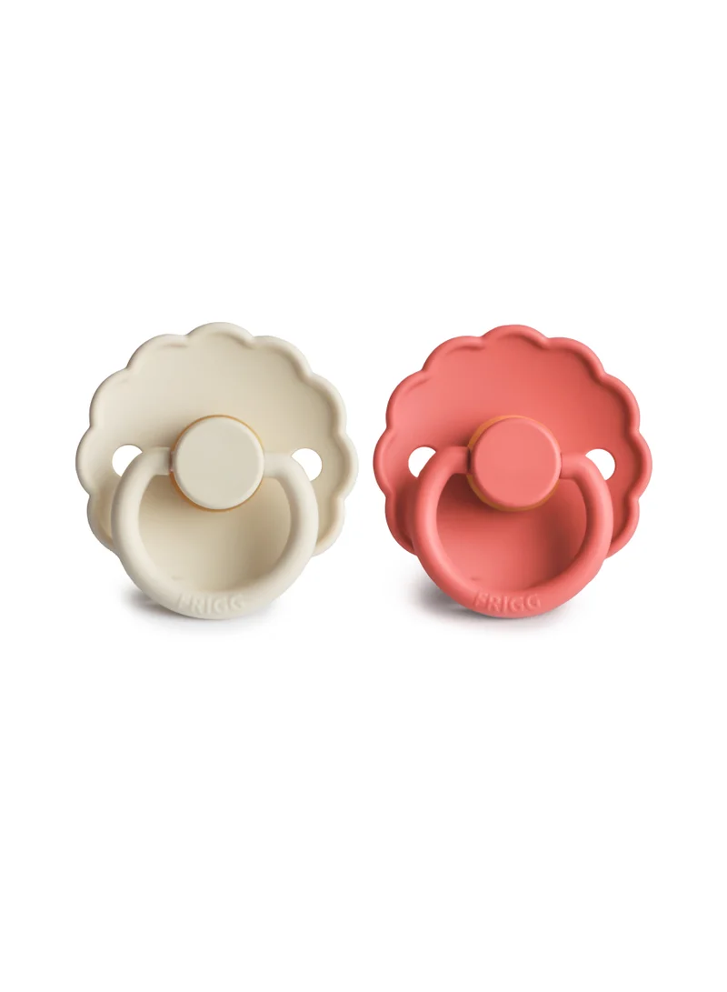 FRIGG Daisy Latex 2-Pack 6-18 Months - Cream/Poppy - Size 2
