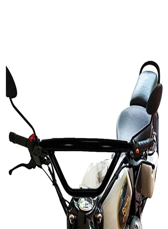Supremechoice Bike 7-B A1 Quality Handle Bar Thick Pipe Handlebar Black for Royal Enfield Bullet 350 Twin Spark - Image 2