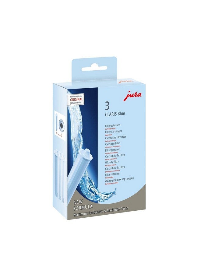فلتر مياه جورا 71312 كلاريس، عبوة من 3 قطع، أزرق
