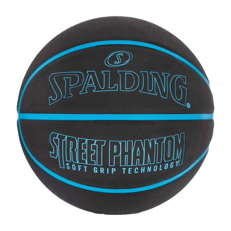 Spalding Street Phantom Outdoor Basketball Neon Blue 29.5" - Image 1