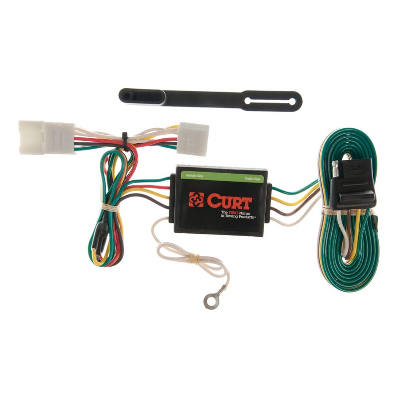Curt Curt Manufacturing 55354 Vehicle-Side Custom 4-Pin Trailer Wiring Harness,Fits Select Jeep Cherokee,Including Sport ,Black  - Image 1