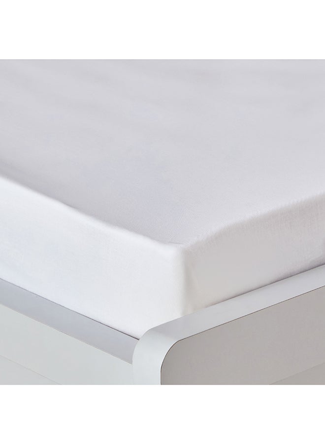 Home Box Bristol Polycotton Single Fitted Sheet - 90x200+25 cm - Image 4