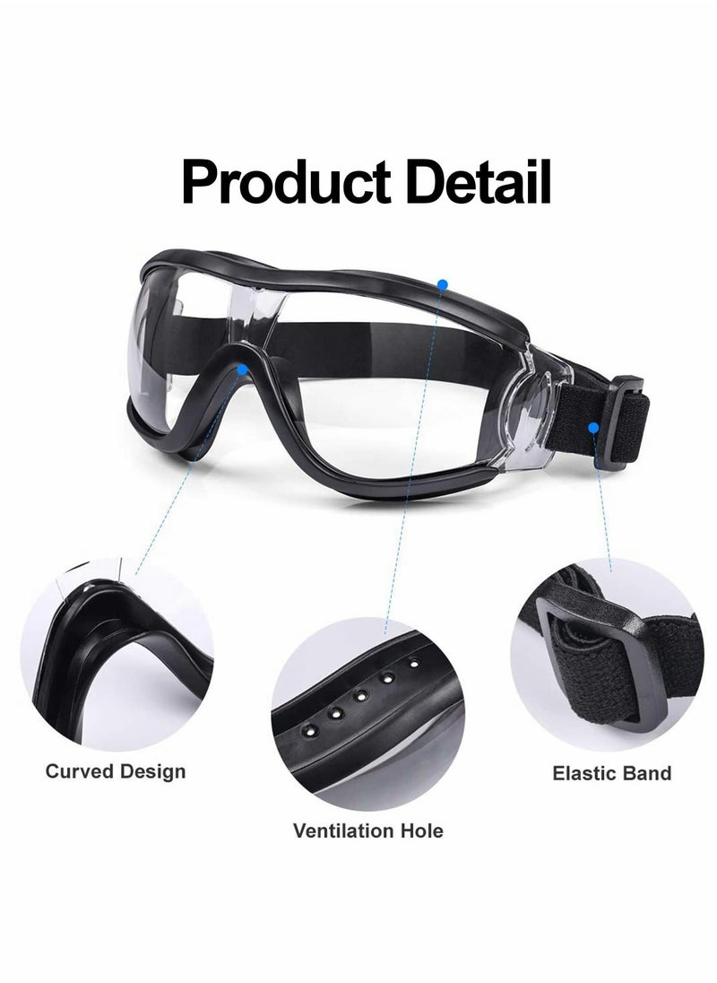 Generic Child Safety Glasses, Kids Goggles Eye Protective Anti Fog Full Eyes Protective Clear Lab Goggles  - Image 4