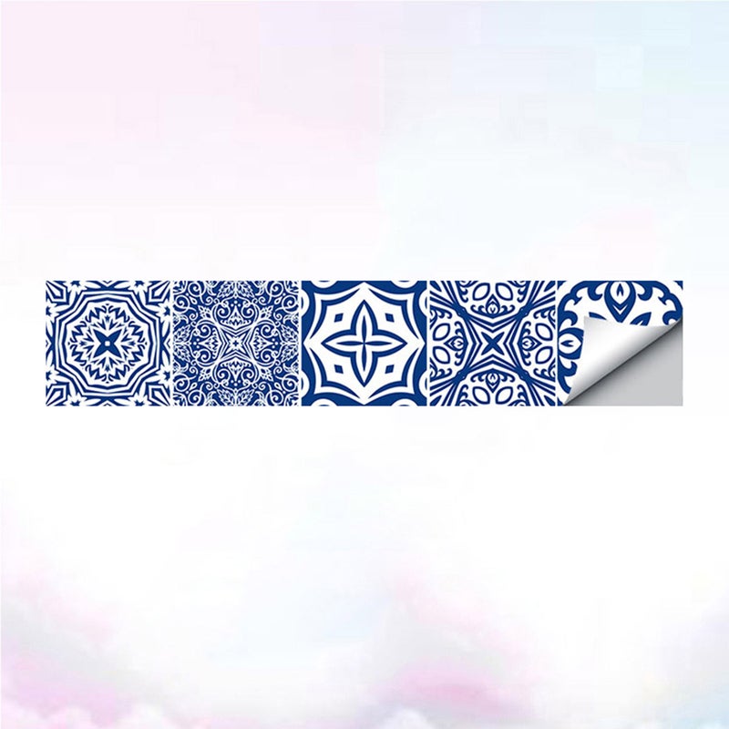 2pcs Tile Wallpaper Border Sticker Tiles Waist Line Wall Sticker Self Adhesive Border Decal for Bathroom Kitchen - Image 4