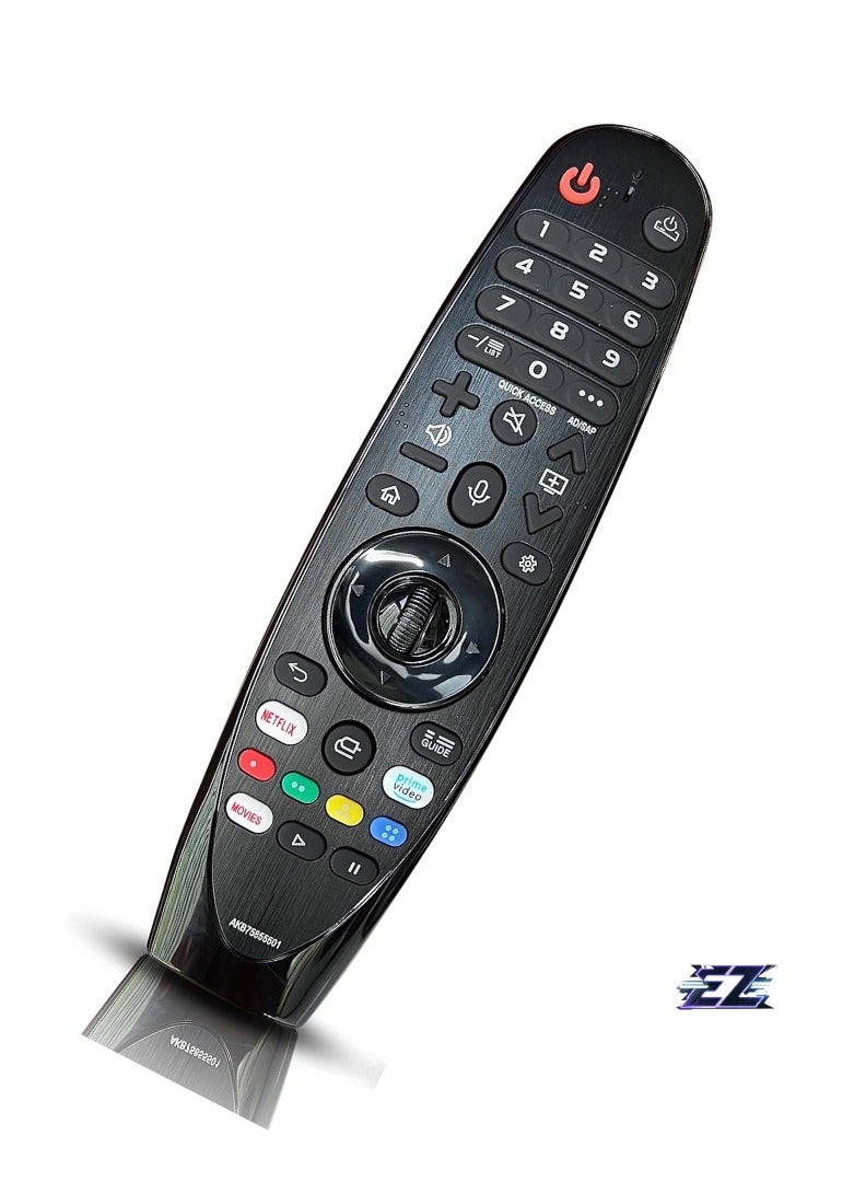 PopZa Replacement Voice Remote Control AN-MR19BA, AN-MR18B, MR20GA, AKB75855501 for LG Magic Remote - Compatible with Select LG Smart TVs (2018, 2019, 2020) - Includes Battery - Image 2