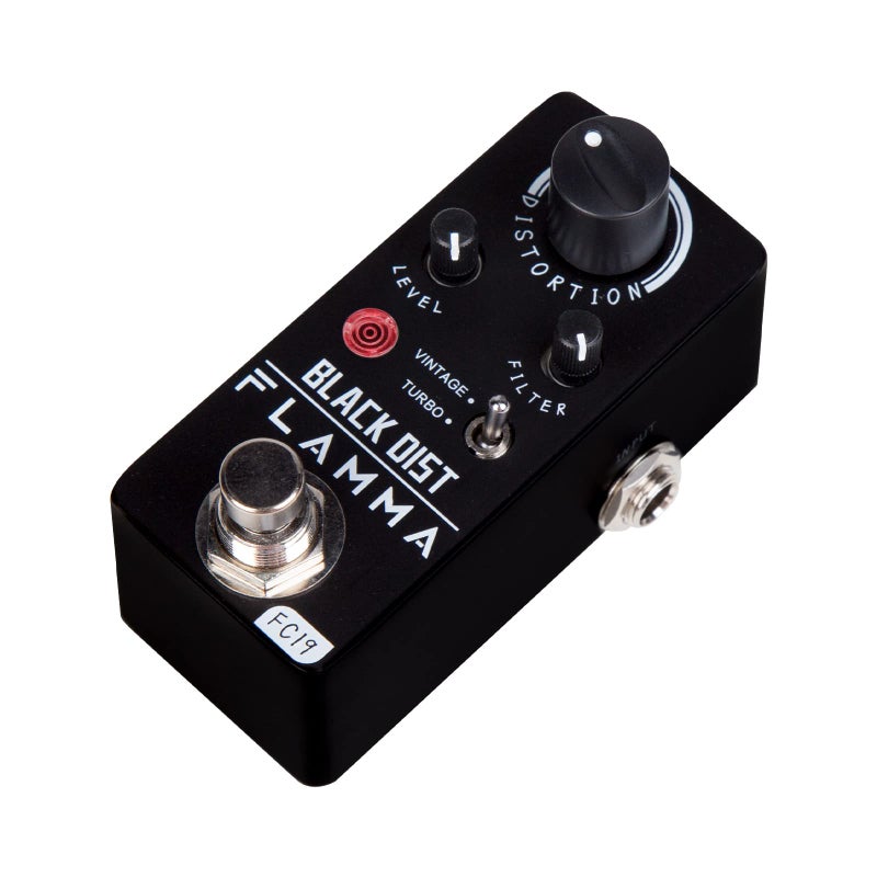 FLAMMA FC19 Distortion Pedal Electric Guitar Effects Pedal with Warm Vintage Tone True Bypass - Image 1
