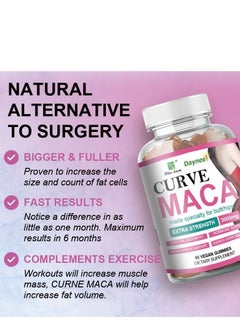 Daynee Perfect Curve Enlarge Booster hips Gummies Lifting Gummies For Women Health Support Dietary Supplement 60 capsules  - Image 3