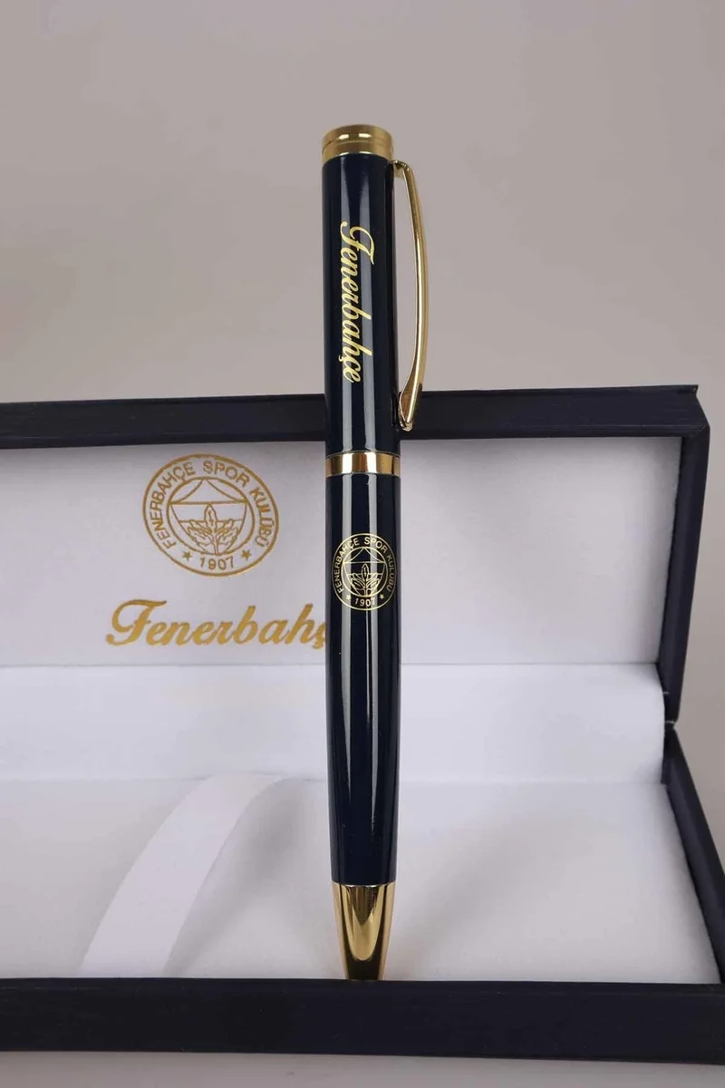 Fenerbahçe LICENSED WOODEN SPECIAL BOXED PREMIUM BALLPOINT PEN 2023 NEW SEASON