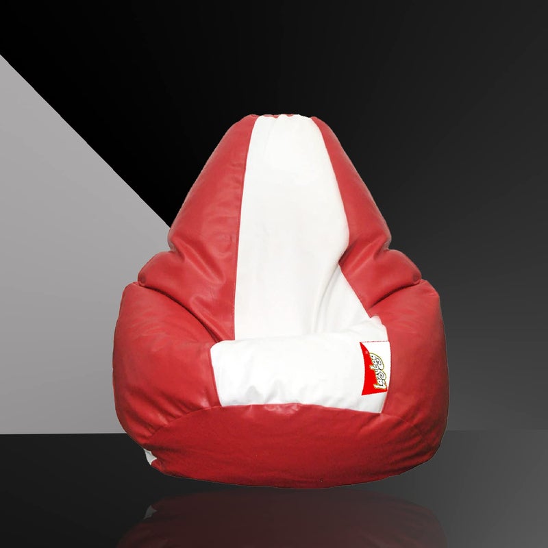 LAZYBAG Bean Bag Chair Furniture for Kids XXXXXL Bean Bag Cover Playing Video Games or Relaxing for classrooms daycares Libraries or Work from Home Red and White 5XL Size - Image 2