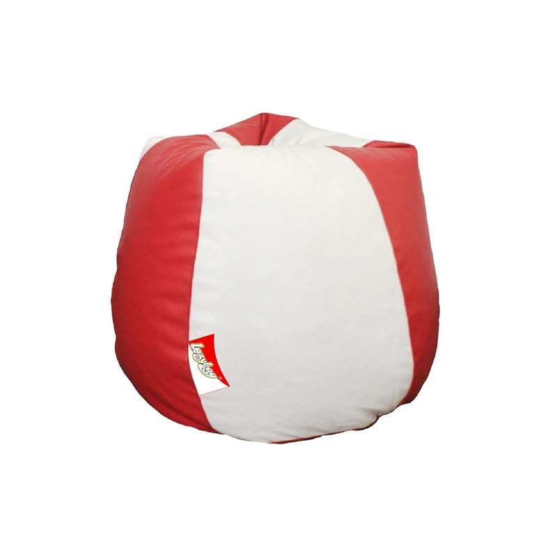 LAZYBAG Bean Bag Chair Furniture for Kids XXXXXL Bean Bag Cover Playing Video Games or Relaxing for classrooms daycares Libraries or Work from Home Red and White 5XL Size - Image 3