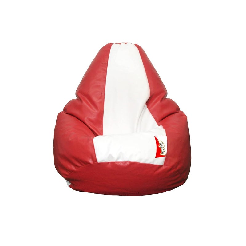 LAZYBAG Bean Bag Chair Furniture for Kids XXXXXL Bean Bag Cover Playing Video Games or Relaxing for classrooms daycares Libraries or Work from Home Red and White 5XL Size - Image 1
