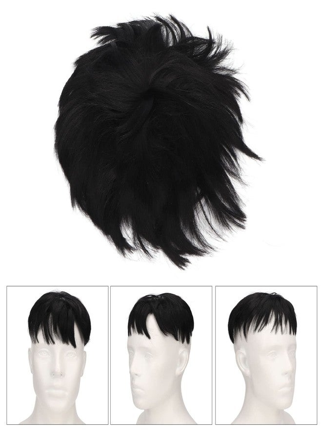 TMISHION Fashionable Breathable Wig - Handsome Men's Toupee for Daily Wear & Cosplay - Toupee Hair Topper - Image 5