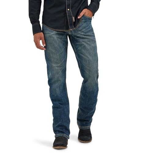 Wrangler Retro Slim Fit Boot Cut Jean, Layton, 36W x 32L - Image 1