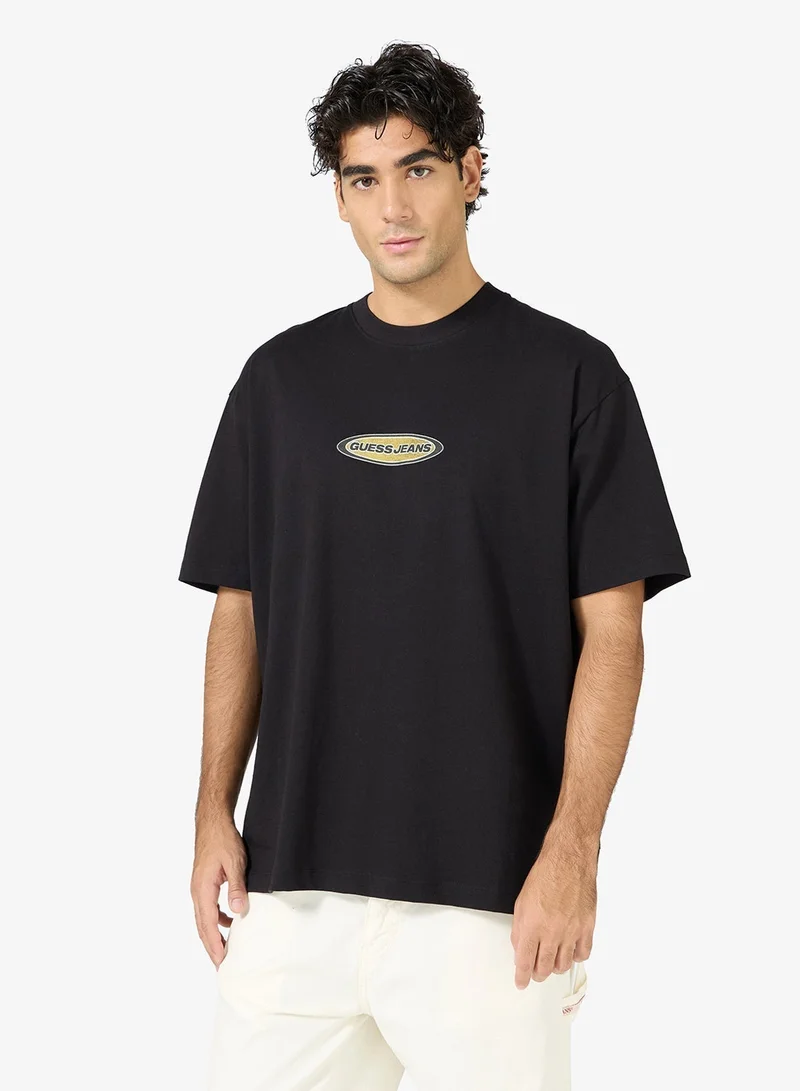 GUESS Casual Crew Neck Oversized T-Shirt