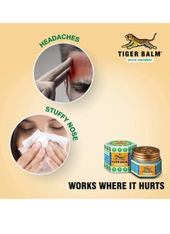 Tiger Balm Pack Of 4 White Ointment | 4 x 10g  - Image 4