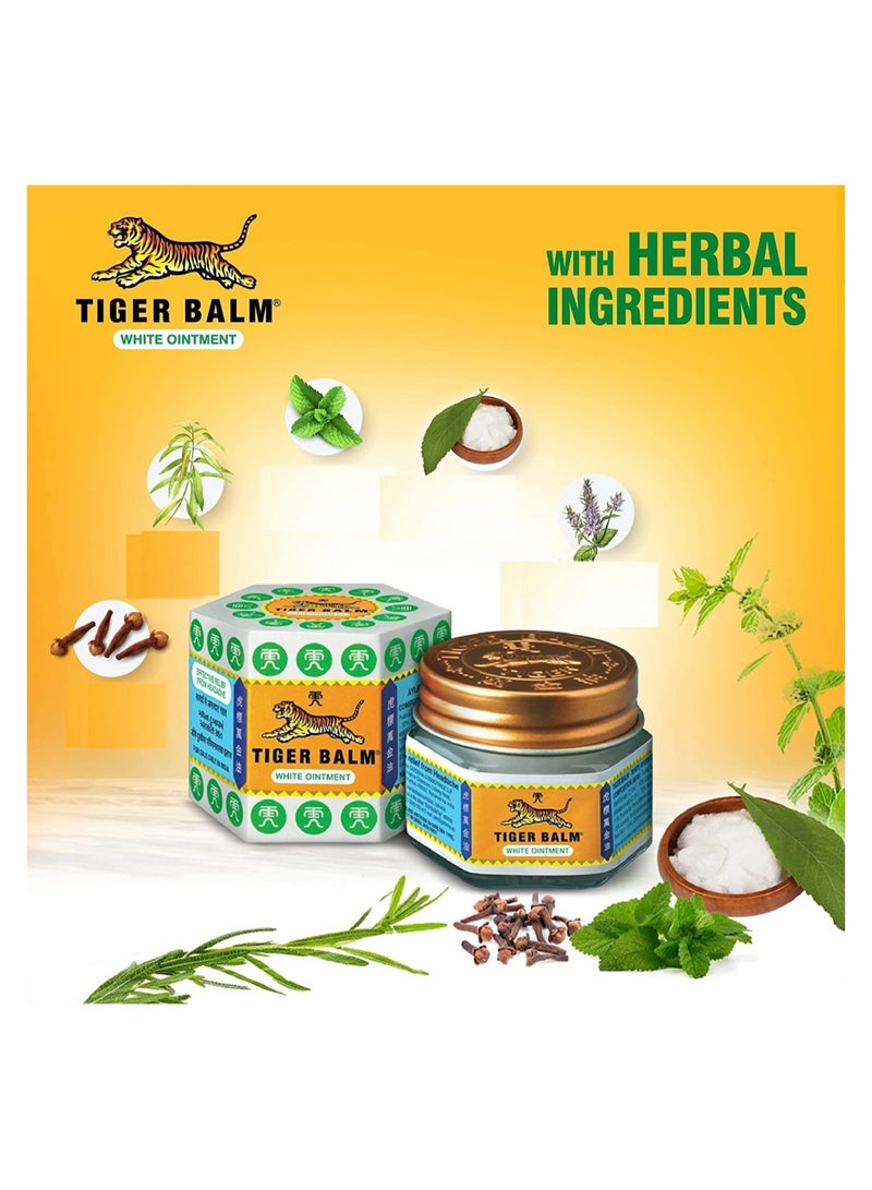 Tiger Balm Pack Of 4 White Ointment | 4 x 10g - Image 2