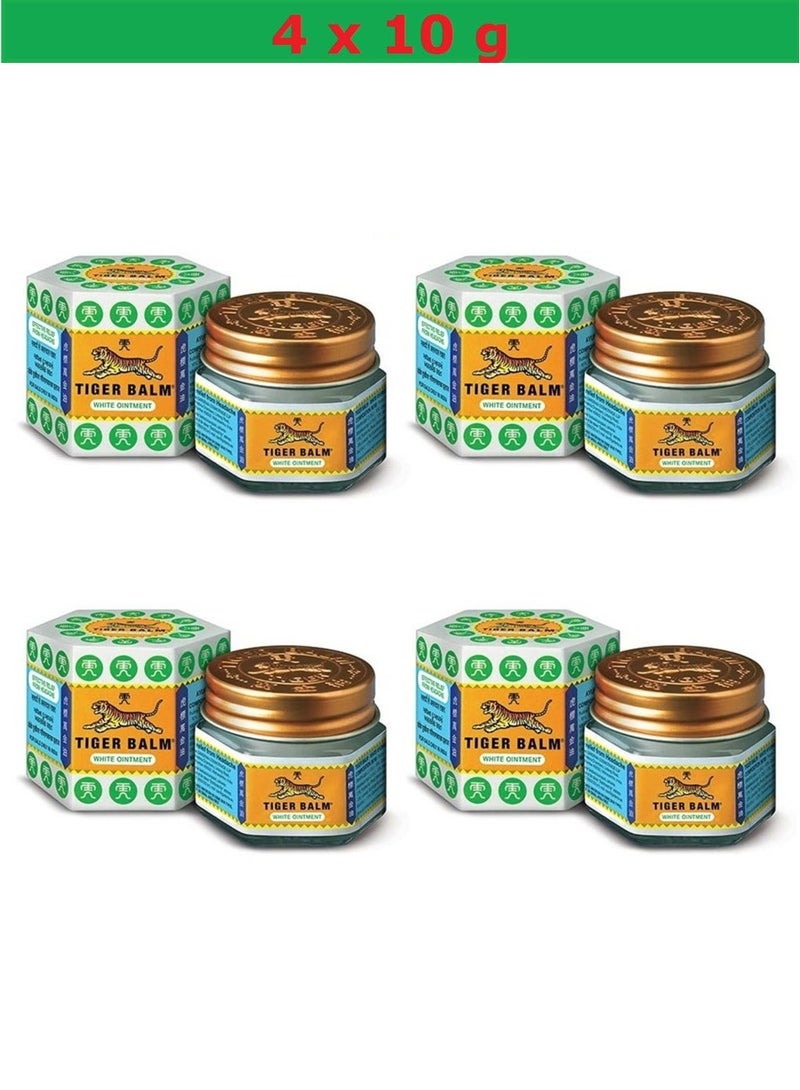 Tiger Balm Pack Of 4 White Ointment | 4 x 10g - Image 5