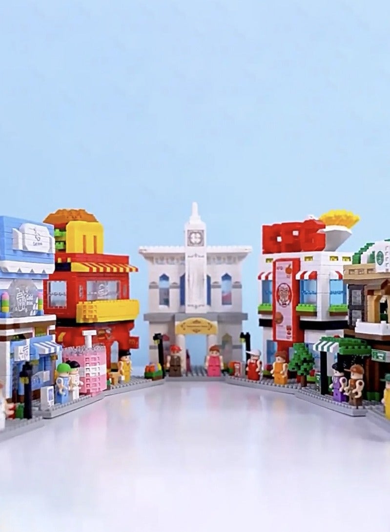 Reobrix 704 Building Blocks, Mini Chip Shop Toy Set, Educational Set Birthday Gift, Suitable for Children over 6 Years Old - Image 4