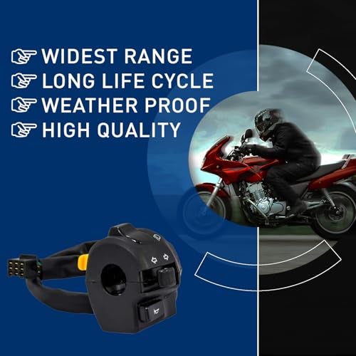 UNO Minda SW-0665AN Handle Bar Switch - Left for Royal Enfield Electra/Bullet - 350 ES/KS/Classic 350/ THUNDERBIRD 350 - Image 4