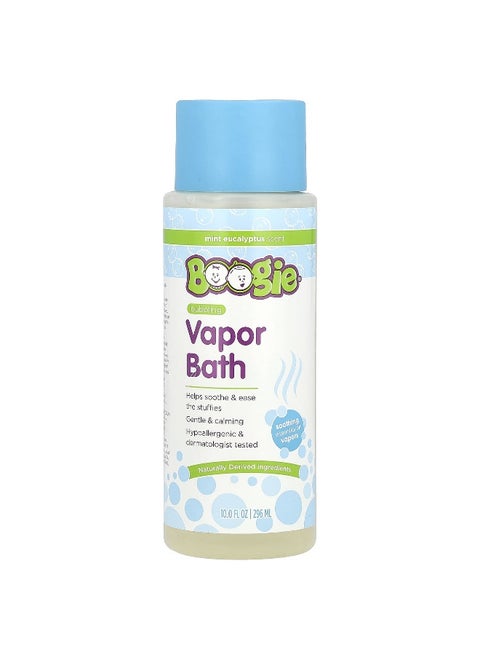 Boogie Wipes, Bubbling Vapor Bath, Mint Eucalyptus, 10 fl oz (296 ml)