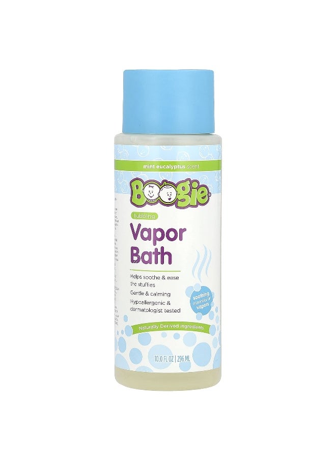 Boogie Wipes - Boogie Wipes, Bubbling Vapor Bath, Mint Eucalyptus, 10 fl oz (296 ml) - Image 1