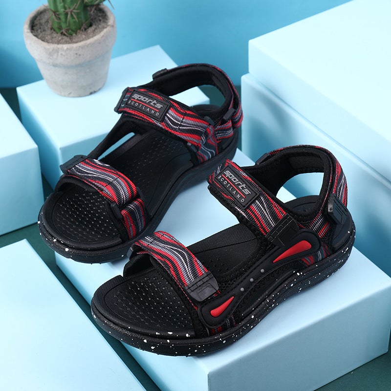Children'S Sandals 2025 Boys And Teenagers Non-Slip Sandals And Slippers Big Children'S Beach Shoes - Image 4
