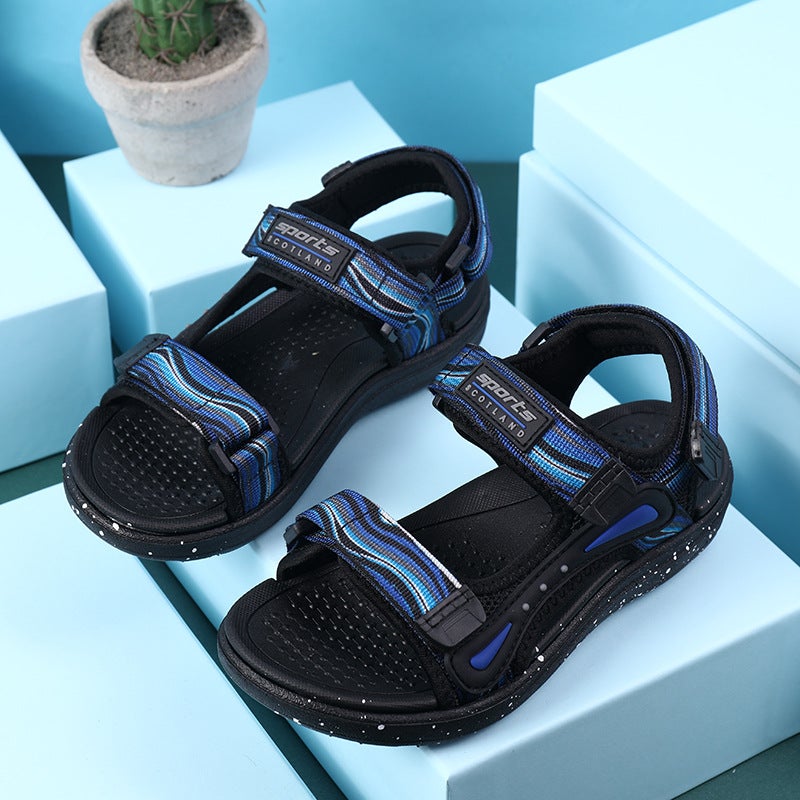 Children'S Sandals 2025 Boys And Teenagers Non-Slip Sandals And Slippers Big Children'S Beach Shoes - Image 3