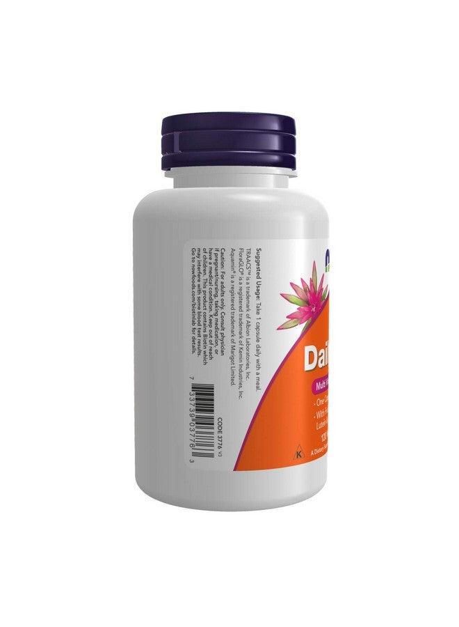 now مكملات الفيتامينات اليومية مع مزيج من الفواكه والخضروات واللوتين والليكوبين 120 كبسولة نباتية - Image 3