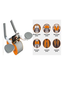 Sky Land Ab Roller Wheel with Automatic Rebound, Double Wheel Design & Elbow Support | Core Strength Trainer for Abs, Non-Slip Abdominal Exercise Roller for Home Fitness – EM-9362  - Image 3