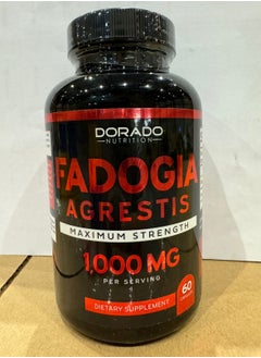 DORADO NUTRITION Fadogia Agrestis Extract 1000mg per - 60 capsules Package may vary  - Image 1
