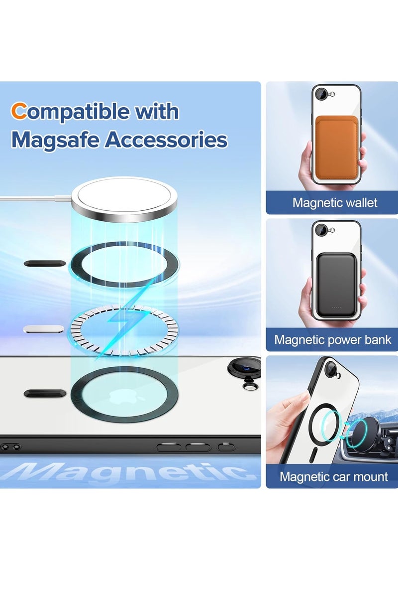 BORTONY iPhone 16e Case Cover Compatible with MagSafe Elegant Anti-Scratch  with Camera Lens Protection Magnetic Cover for iPhone 16e 6.1-inch - Image 3