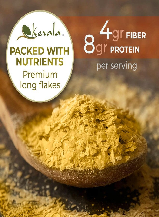 Kevala Nutritional Yeast Large Flake - Fortified Yeast with Extra Vitamin B, Vegan Parmesan Cheese Substitute, Seasoning for Salads and Snacks, Great for Home Kitchens and Restaurants, (8.5 oz) - Image 3