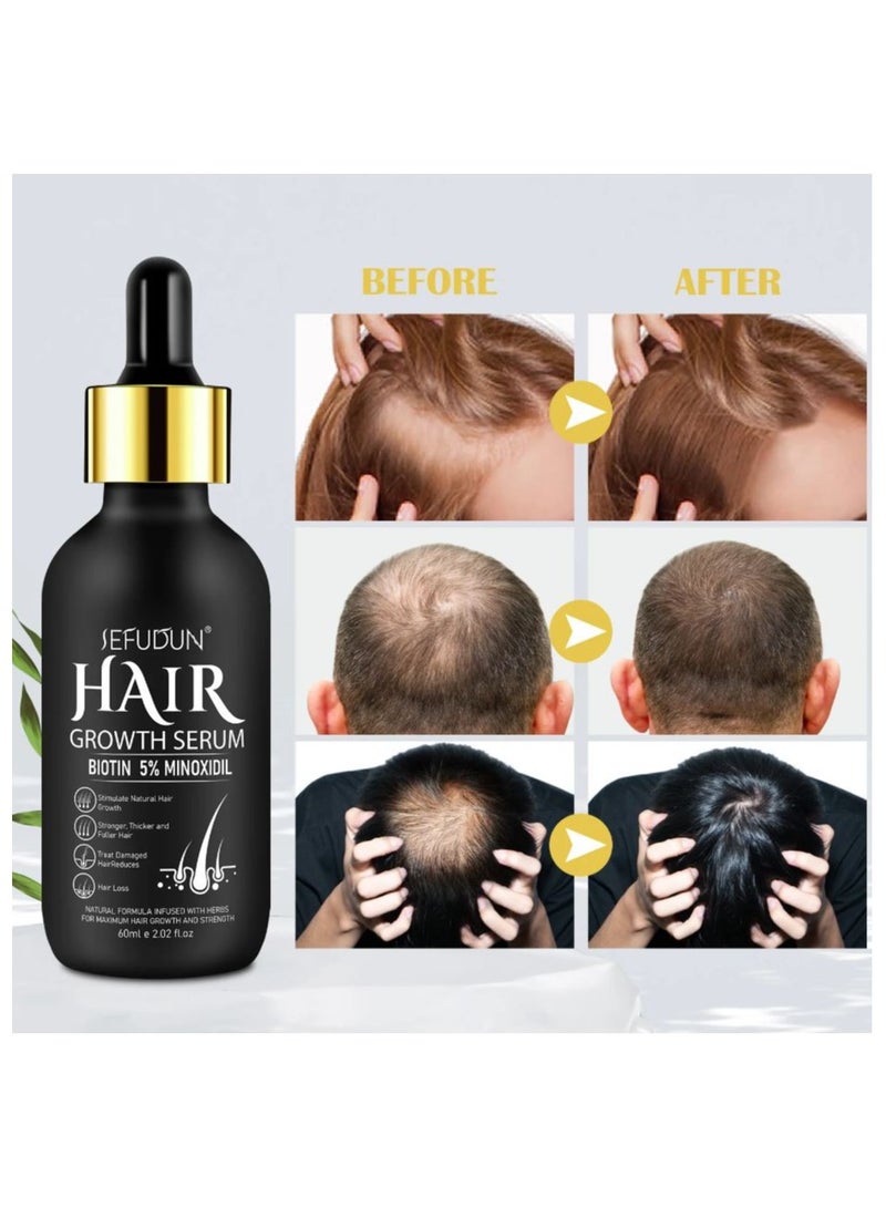 سيفودون سيروم نمو الشعر بيوتين 5% مينوكسيديل 60 مل - Image 5