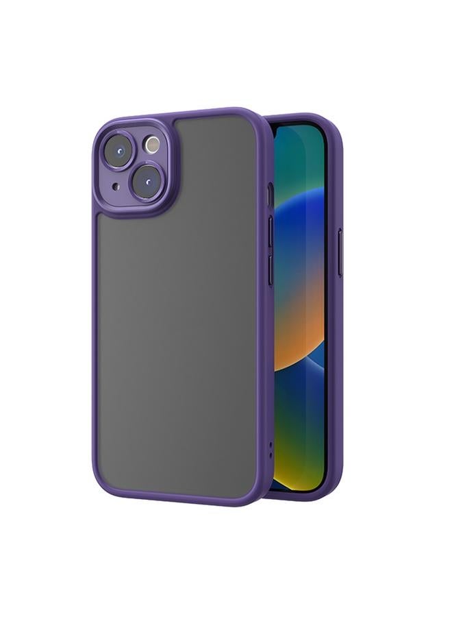 روك جراب لهاتف iPhone 14، جراب هاتف بملمس الجلد - Image 1