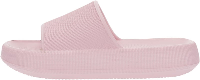 BRONAX Pillow Slippers for Women and Men | House Slides Shower Sandals | Cushioned Thick Sole 35-36 Pink - Image 3