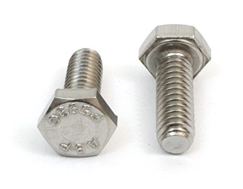 Bolt Dropper 5/16""-18 x 1 Stainless Hex Head Bolts (50 pk) - 18-8 Stainless Steel Self Tapping Sheet Metal Screws for Indoor and Outdoor Use, DIY Projects, Woodworking and More - Image 3