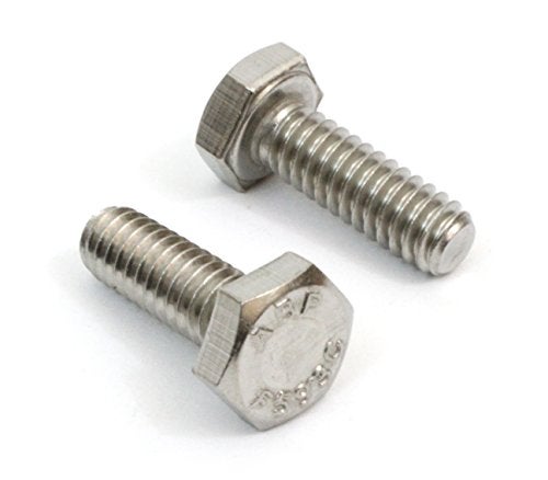 Bolt Dropper 5/16""-18 x 1 Stainless Hex Head Bolts (50 pk) - 18-8 Stainless Steel Self Tapping Sheet Metal Screws for Indoor and Outdoor Use, DIY Projects, Woodworking and More - Image 1