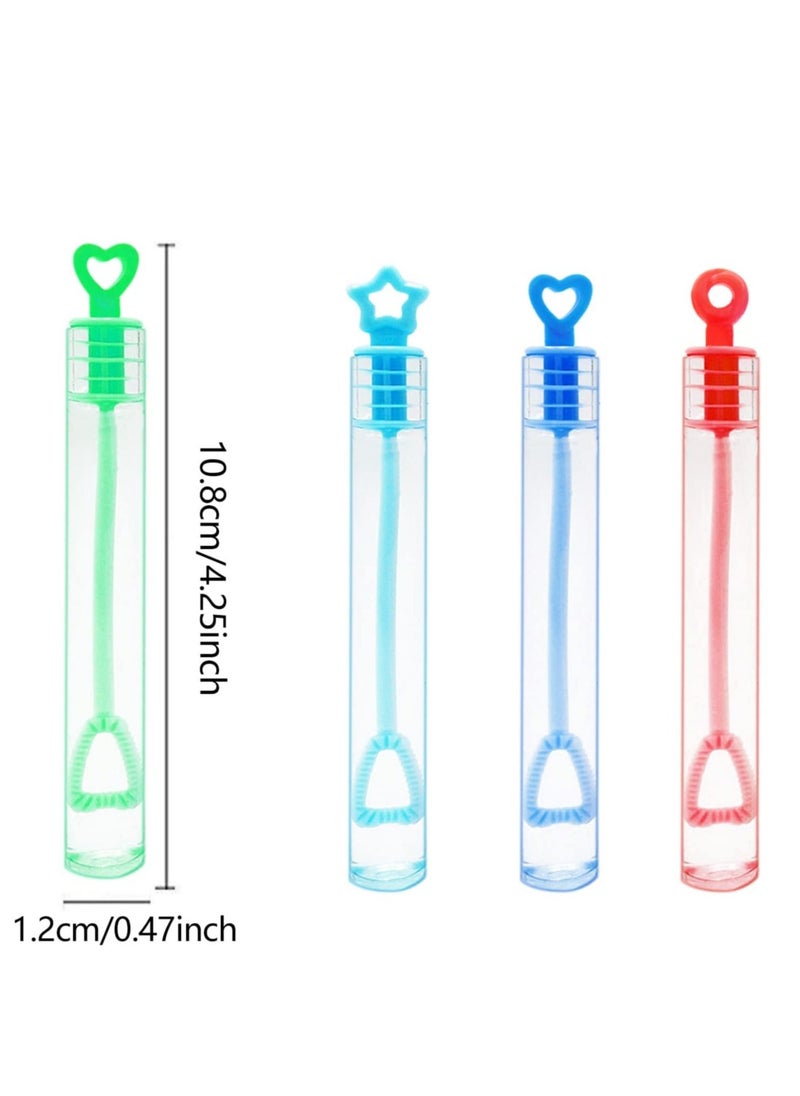 Y&D - 20pcs Empty Bubble Tubes Bottles Wedding Wand Tube Bubbles Love Heart Favour Party Bag Fillers Test Without Liquid for - Image 1