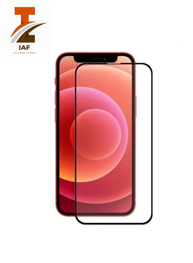 إيف واقي شاشة من الزجاج المقوى بتغطية كاملة ثلاثي الأبعاد لهاتف iPhone 13 ، عالي الدقة شفاف ، طبقة حماية مميزة عالية الجودة 9H صلابة - Image 1