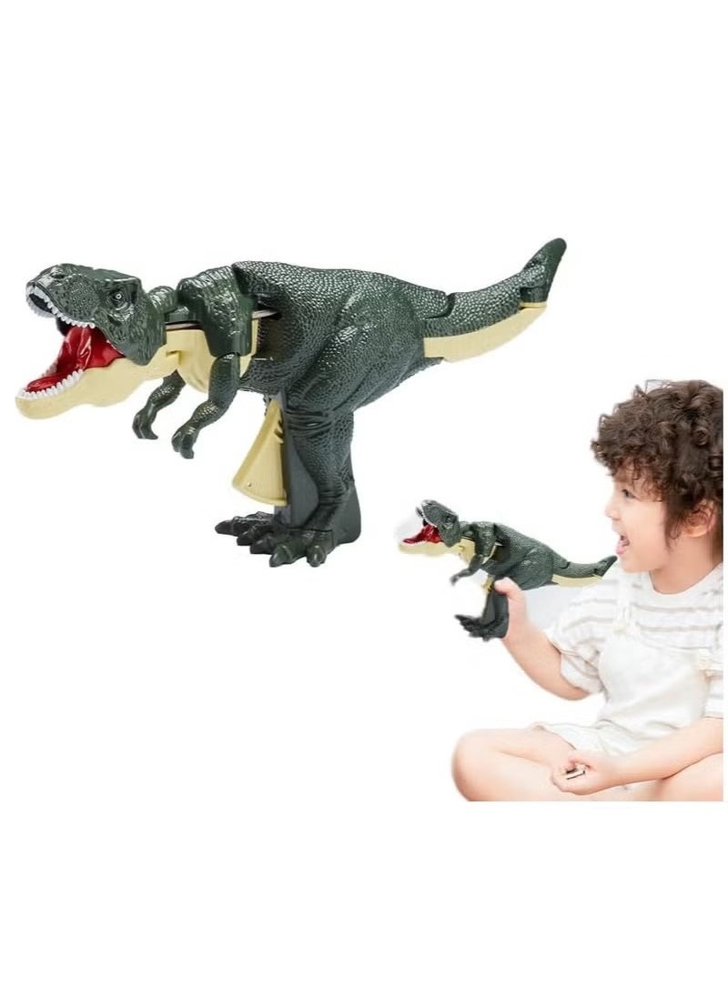أخبار تلعب ألعاب الخدعة التي تلعب ألعاب Dinosaur مع عتيقة الأصوات الرأس وذيل Dinosaur Model Toy Kids للأطفال من 3 إلى 14 عامًا من الأولاد والبنات  - Image 1