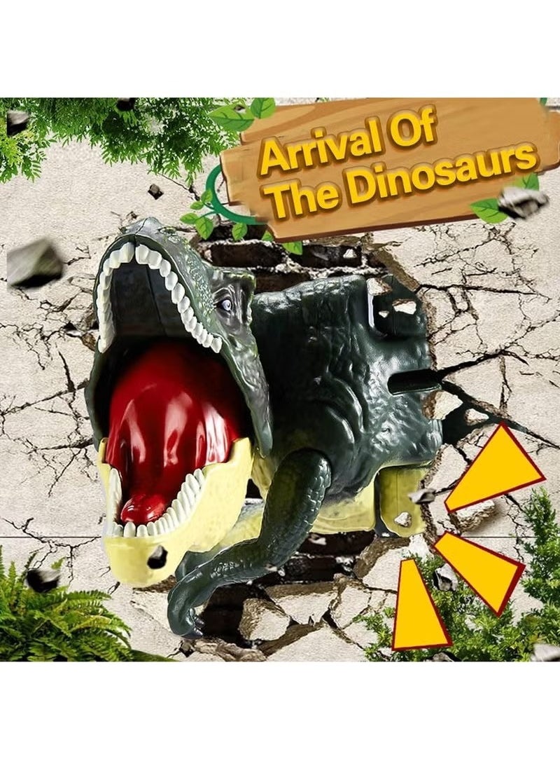 أخبار تلعب ألعاب الخدعة التي تلعب ألعاب Dinosaur مع عتيقة الأصوات الرأس وذيل Dinosaur Model Toy Kids للأطفال من 3 إلى 14 عامًا من الأولاد والبنات  - Image 2