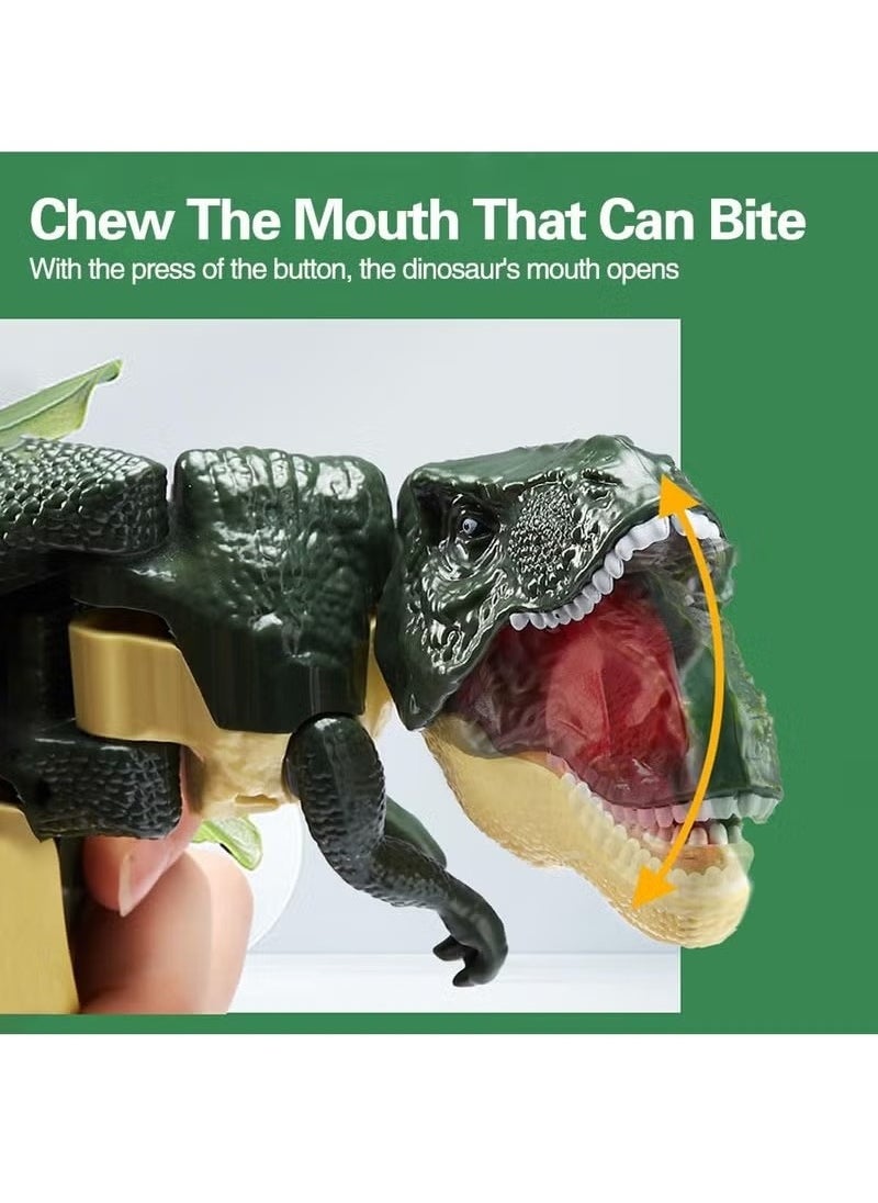 أخبار تلعب ألعاب الخدعة التي تلعب ألعاب Dinosaur مع عتيقة الأصوات الرأس وذيل Dinosaur Model Toy Kids للأطفال من 3 إلى 14 عامًا من الأولاد والبنات  - Image 4