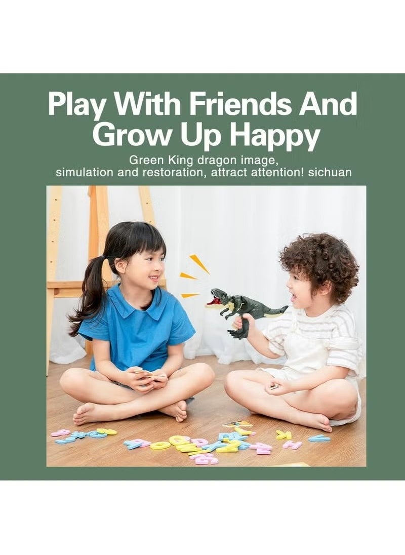 أخبار تلعب ألعاب الخدعة التي تلعب ألعاب Dinosaur مع عتيقة الأصوات الرأس وذيل Dinosaur Model Toy Kids للأطفال من 3 إلى 14 عامًا من الأولاد والبنات  - Image 5