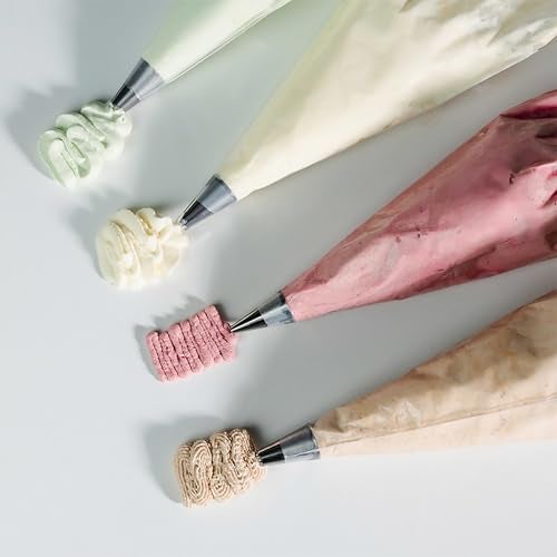 DecoPac KEE-SEAL Disposable Pastry Bags, Piping Bag with Grip Tight Outer Surface, Smooth-Flow Interior, Easy Tear Perforation, Convenient Dispenser Box, 25-Inch, Clear - Image 5